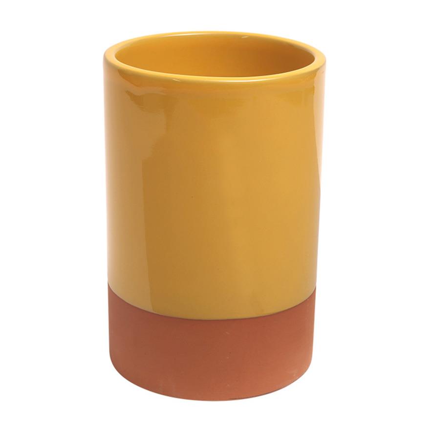 Dexam Sintra Glazed Terracotta Wine Cooler - Ochre