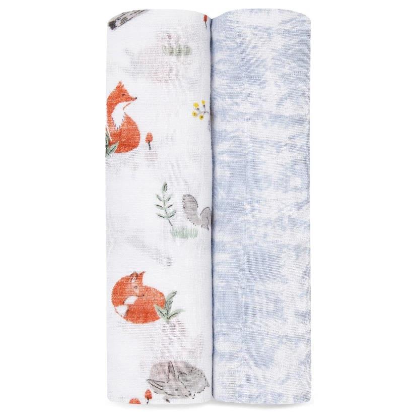 Aden + Anais Naturally 2-Pack Classic Swaddles