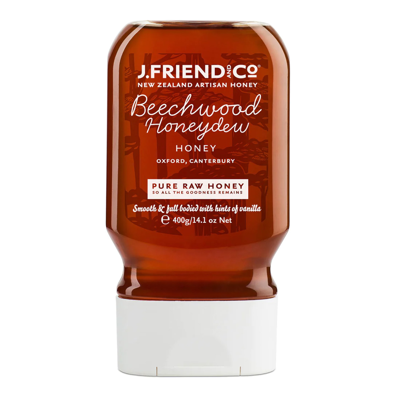 J. Friend and Co. Beechwood Honeydew Honey Squeezy Bottle 400g