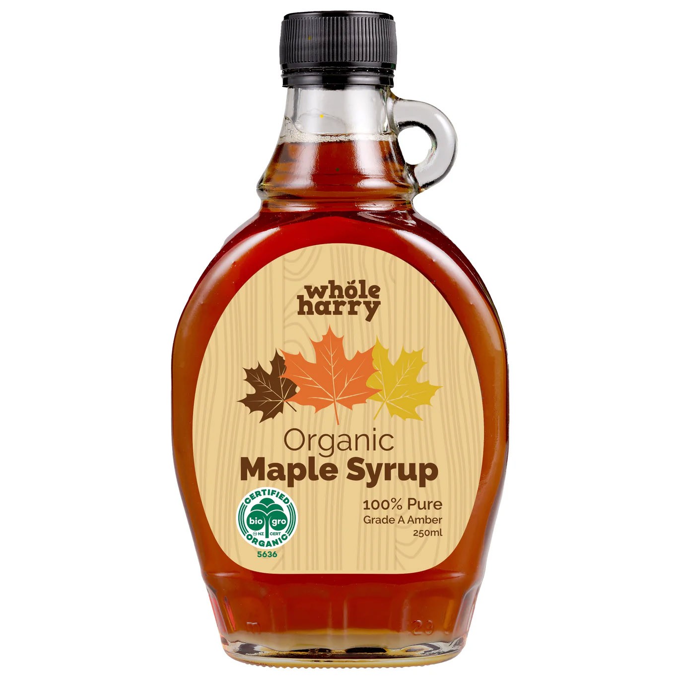 Whole Harry Organic Amber Maple Syrup 250ml