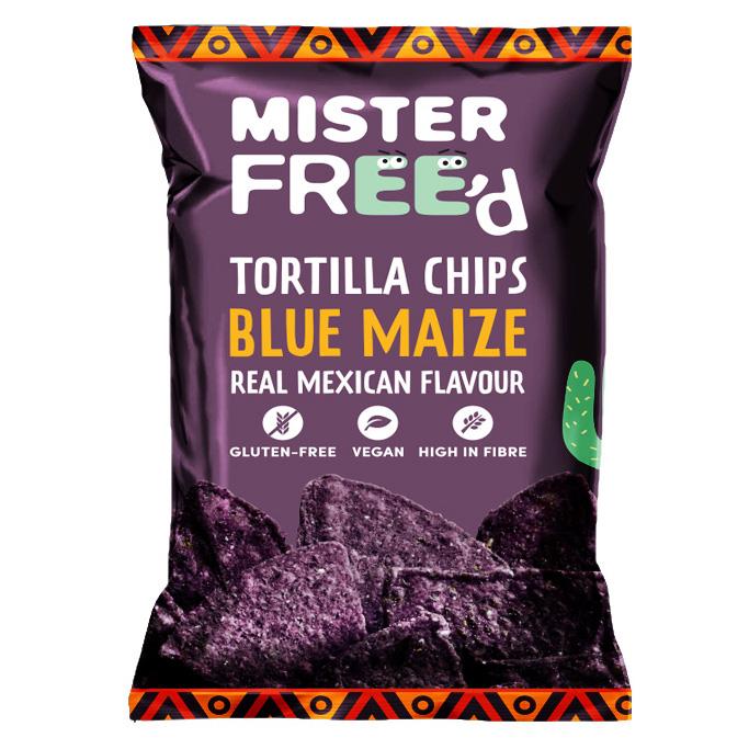 Mister Free'D Tortilla Chips With Blue Maize