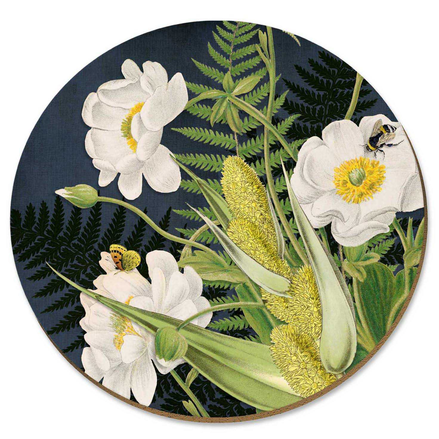 Tanya Wolfkamp Mt Cook Lily With Bee Placemat