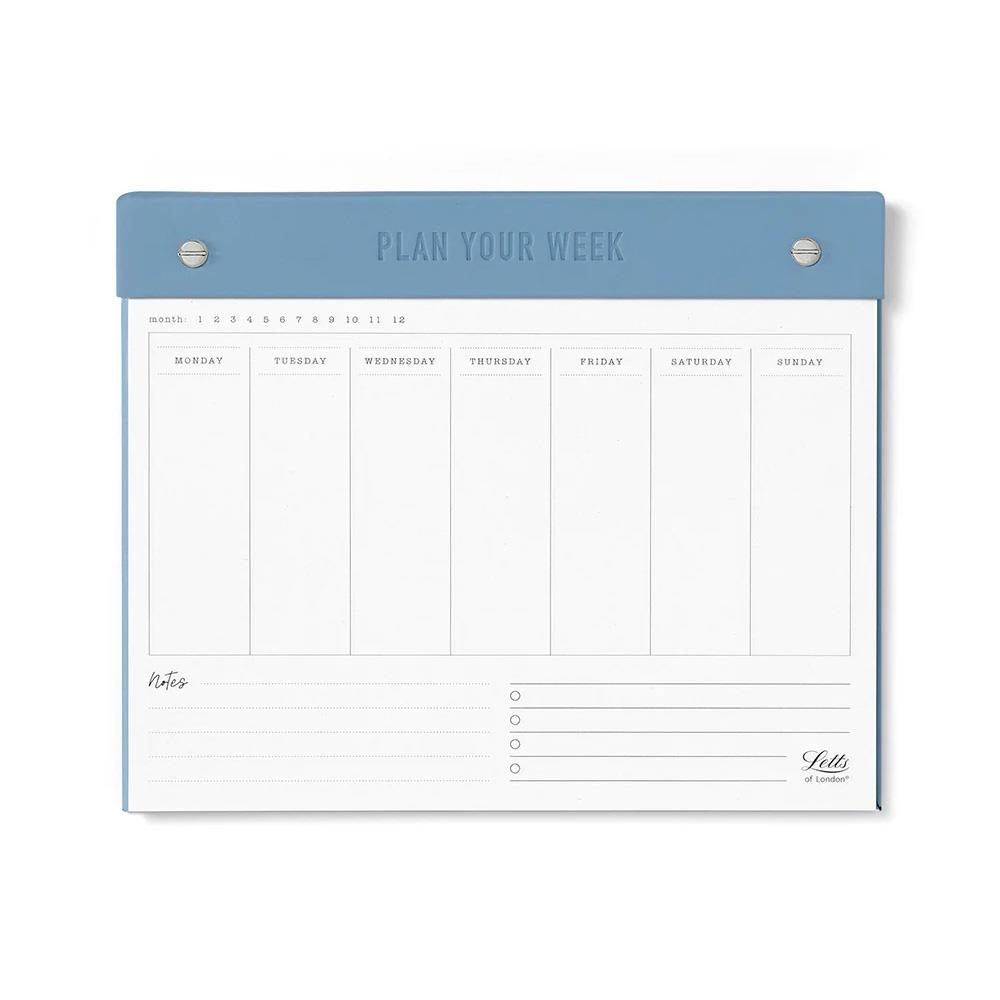 Letts Of London Undated Weekly Planner 250X200mm Conscious Ocean