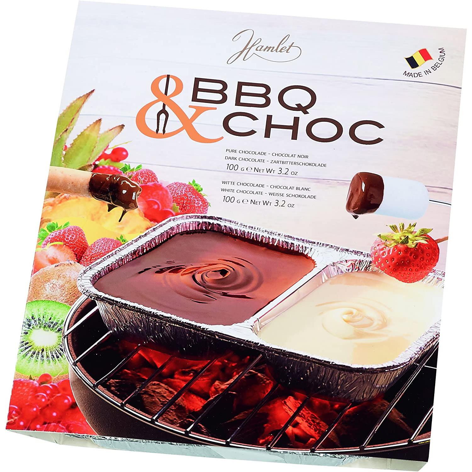 Hamlet BBQ Chocolate 200g: Dark 100g White 100g