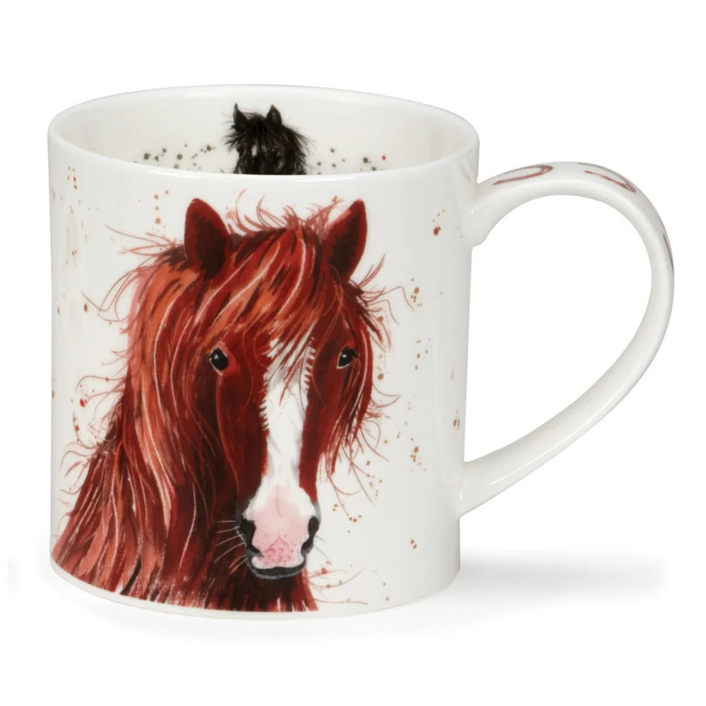 Dunoon Orkney Shaggy Tails Horse Mug