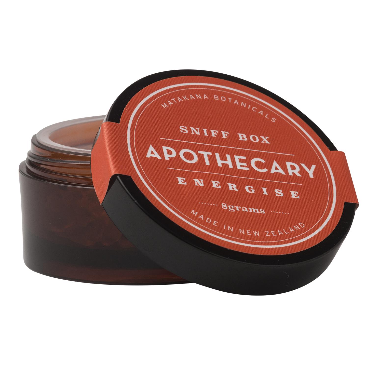 Apothecary Energise Sniff Box 8g