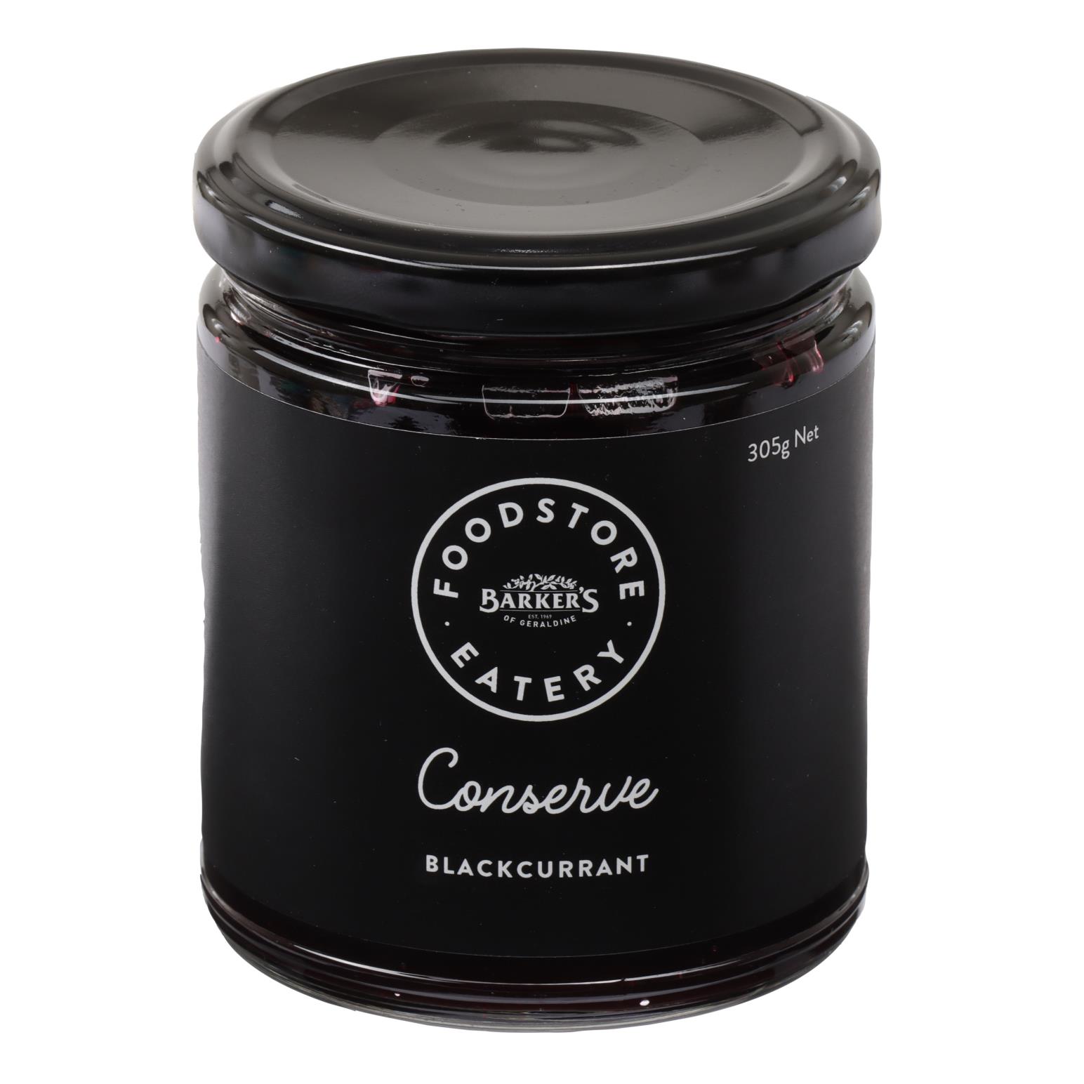 Barkers Foodstore Eatery Label Blackcurrant Conserve 305g