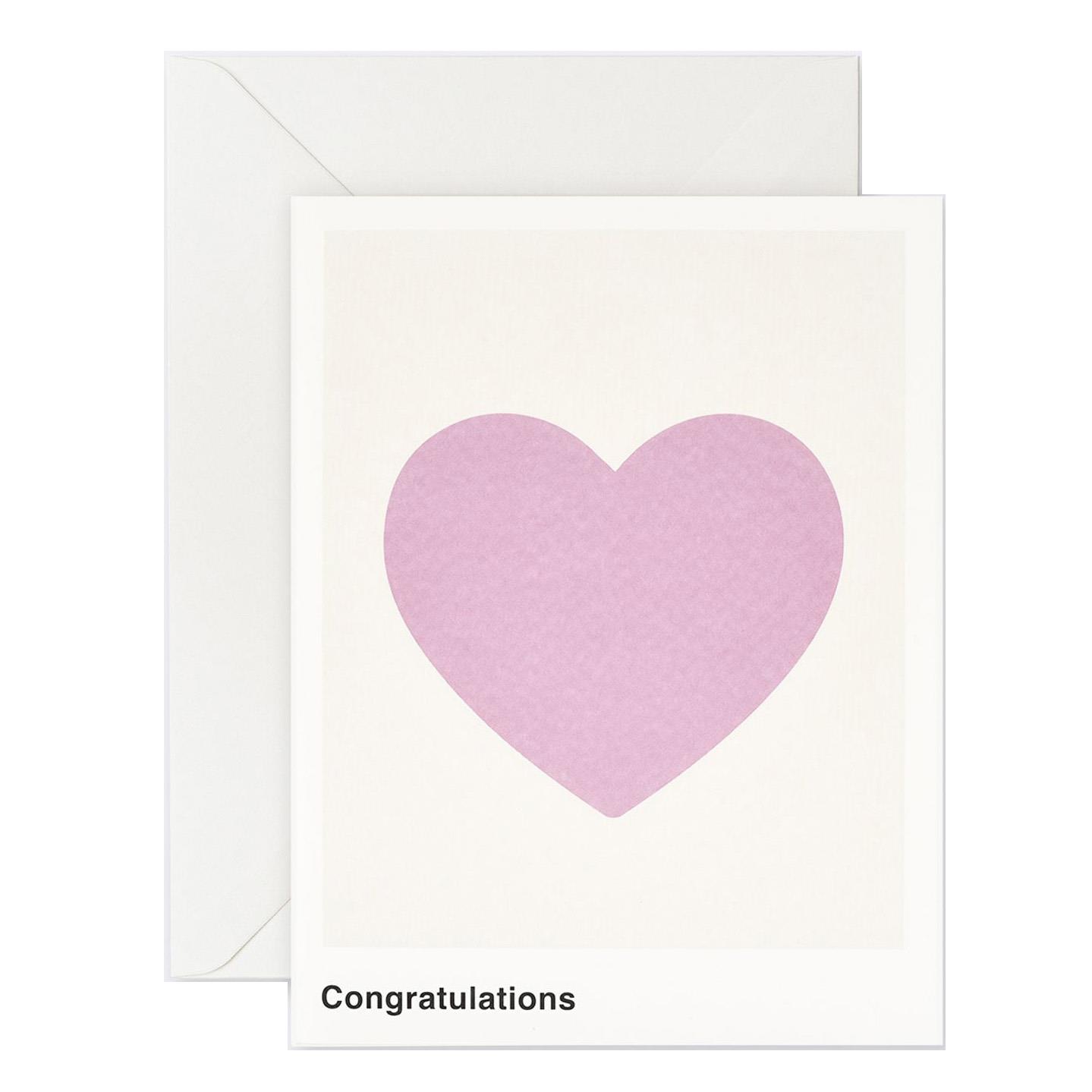 Lettuce Congratulations Heart Card