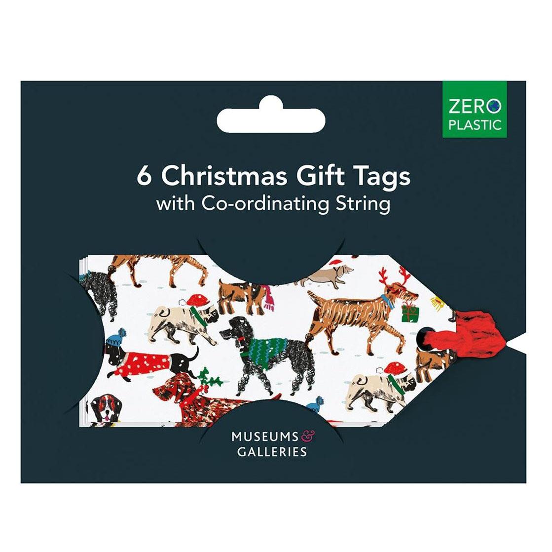 Museums & Galleries Winter Walkies Gift Tag Pkt 6