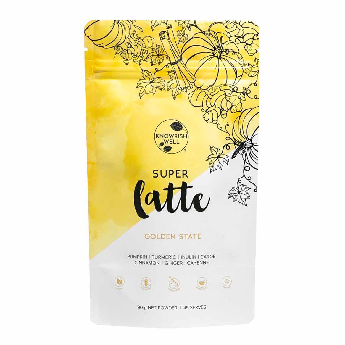 Knowrish Well Golden State Super Latte 90g