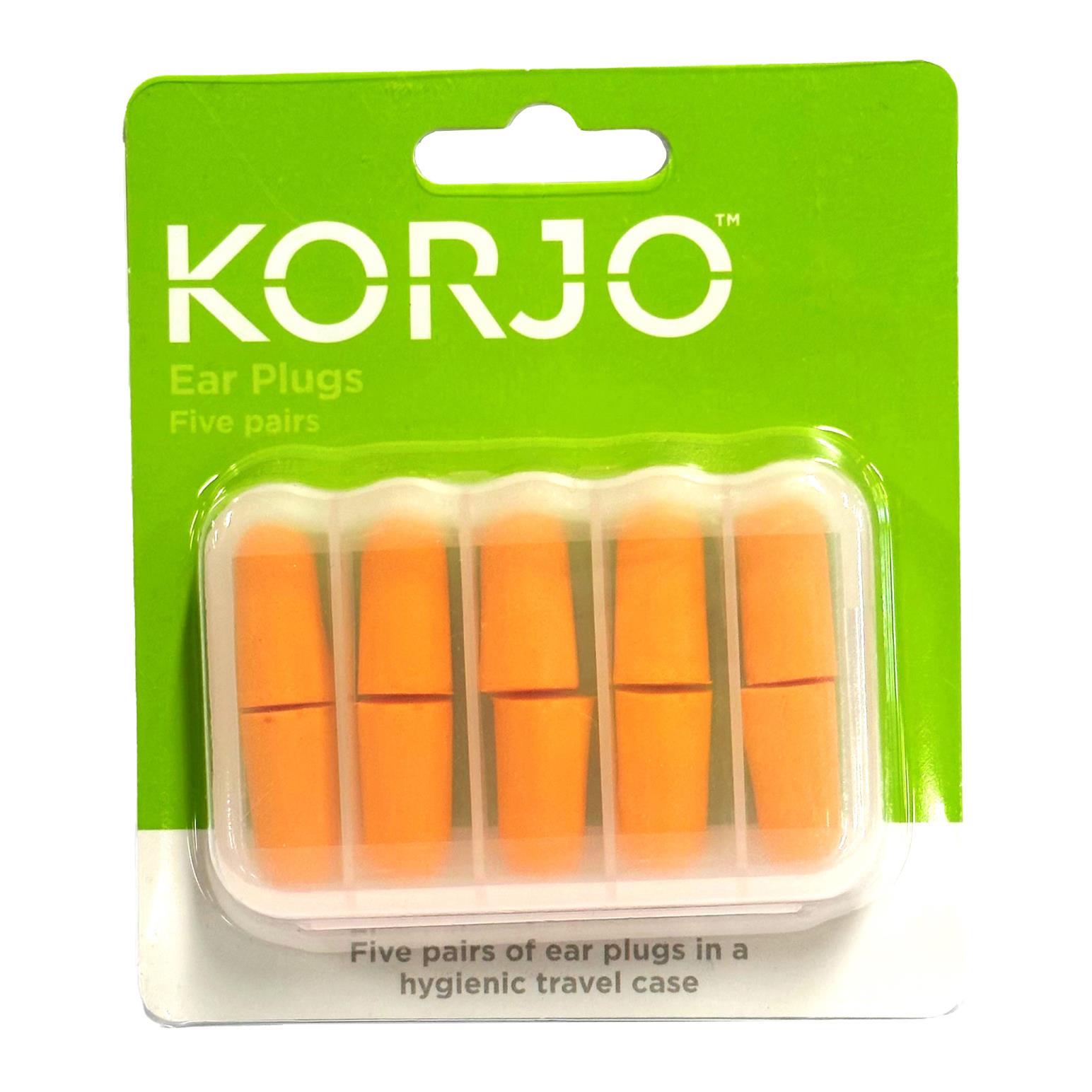 KORJO Ear Plugs - 5 Pack