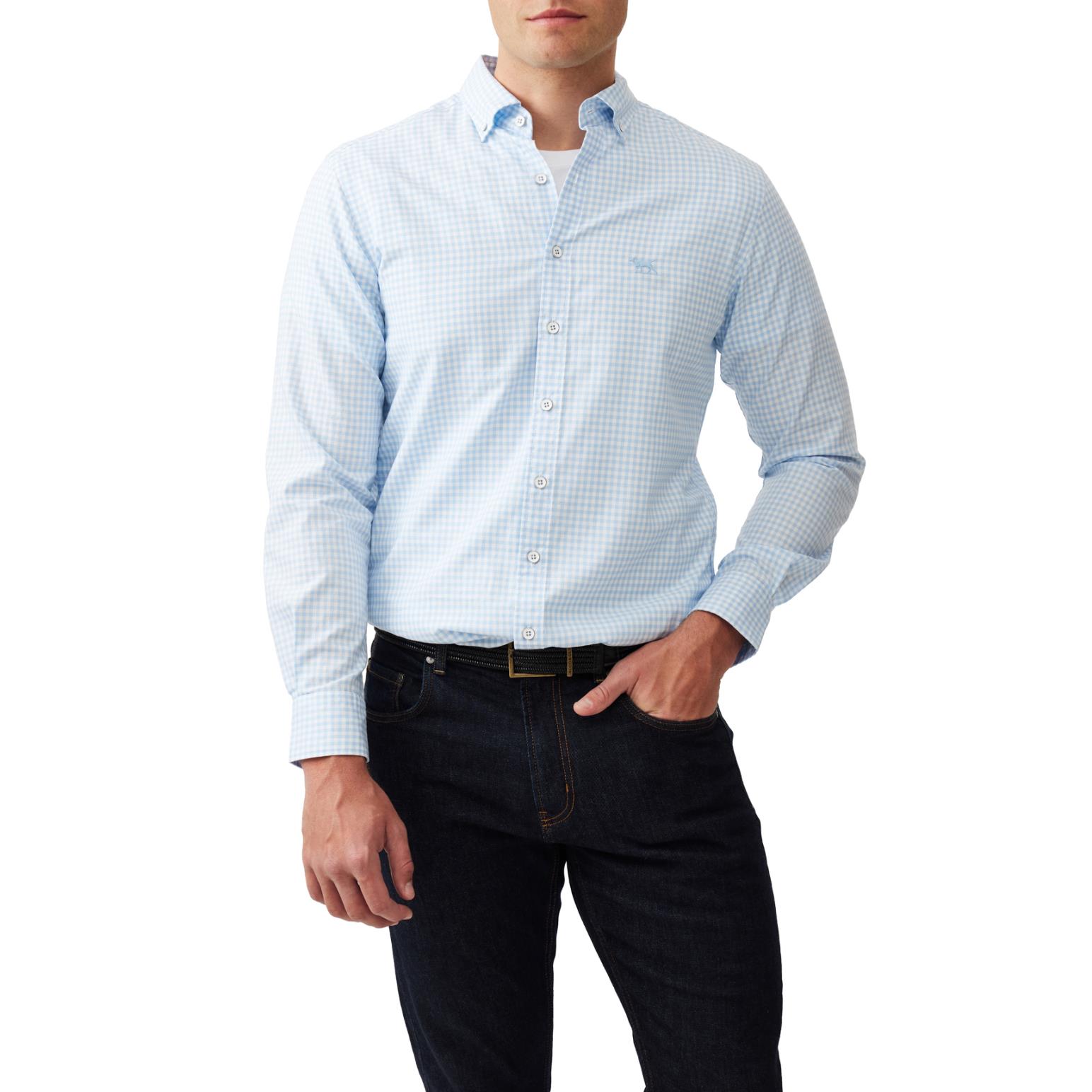 Rodd & Gunn Gunn Check Oxford Ls Sports Fit Shirt