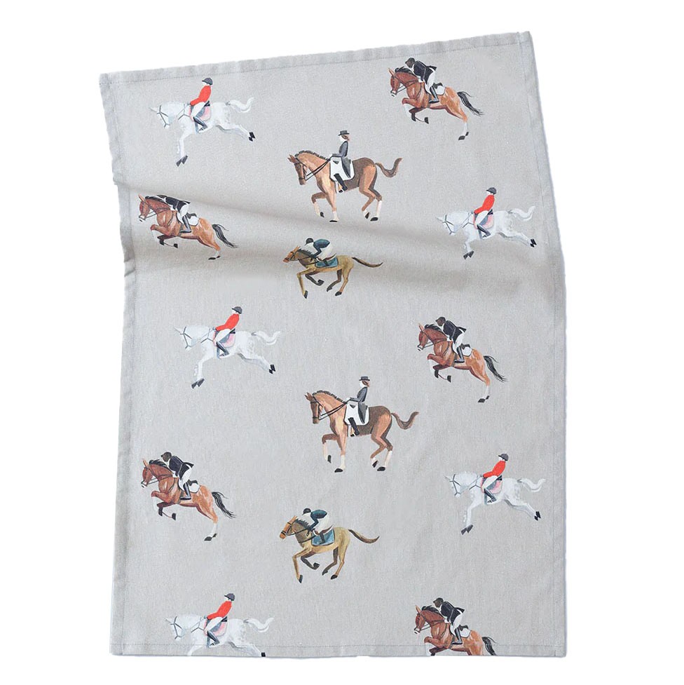 MM Linen Equestrian Tea Towel 50x70