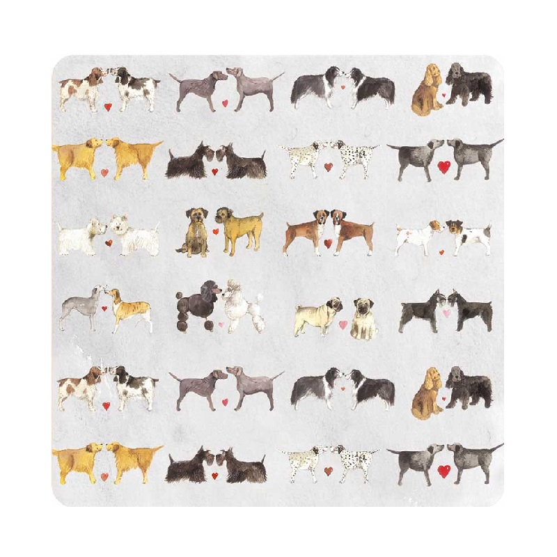 Alex Clark More Delightful Dogs Coaster