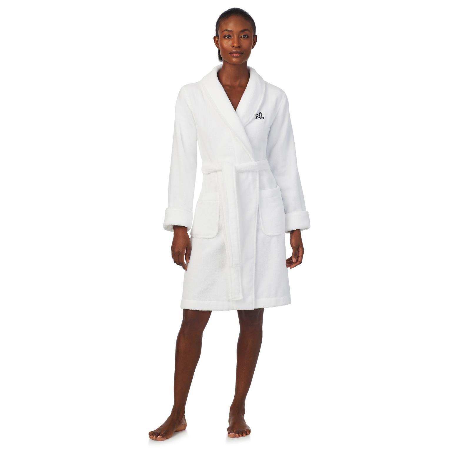 Lauren Ralph Lauren Organic Cotton Terry Shawl Collar Robe