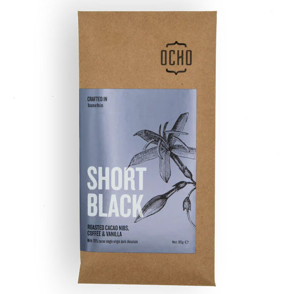 OCHO Short Black Chocolate 95g