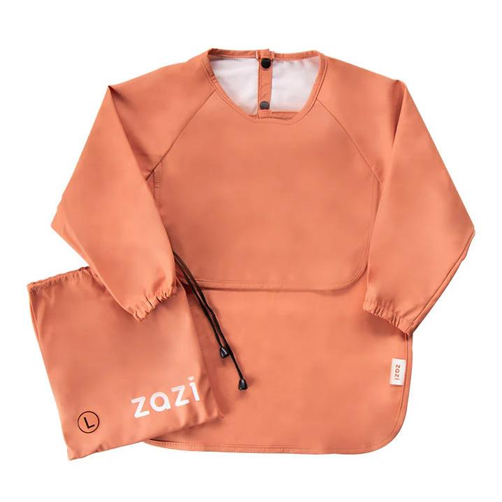 Zazi Sleeved Bib - Blush