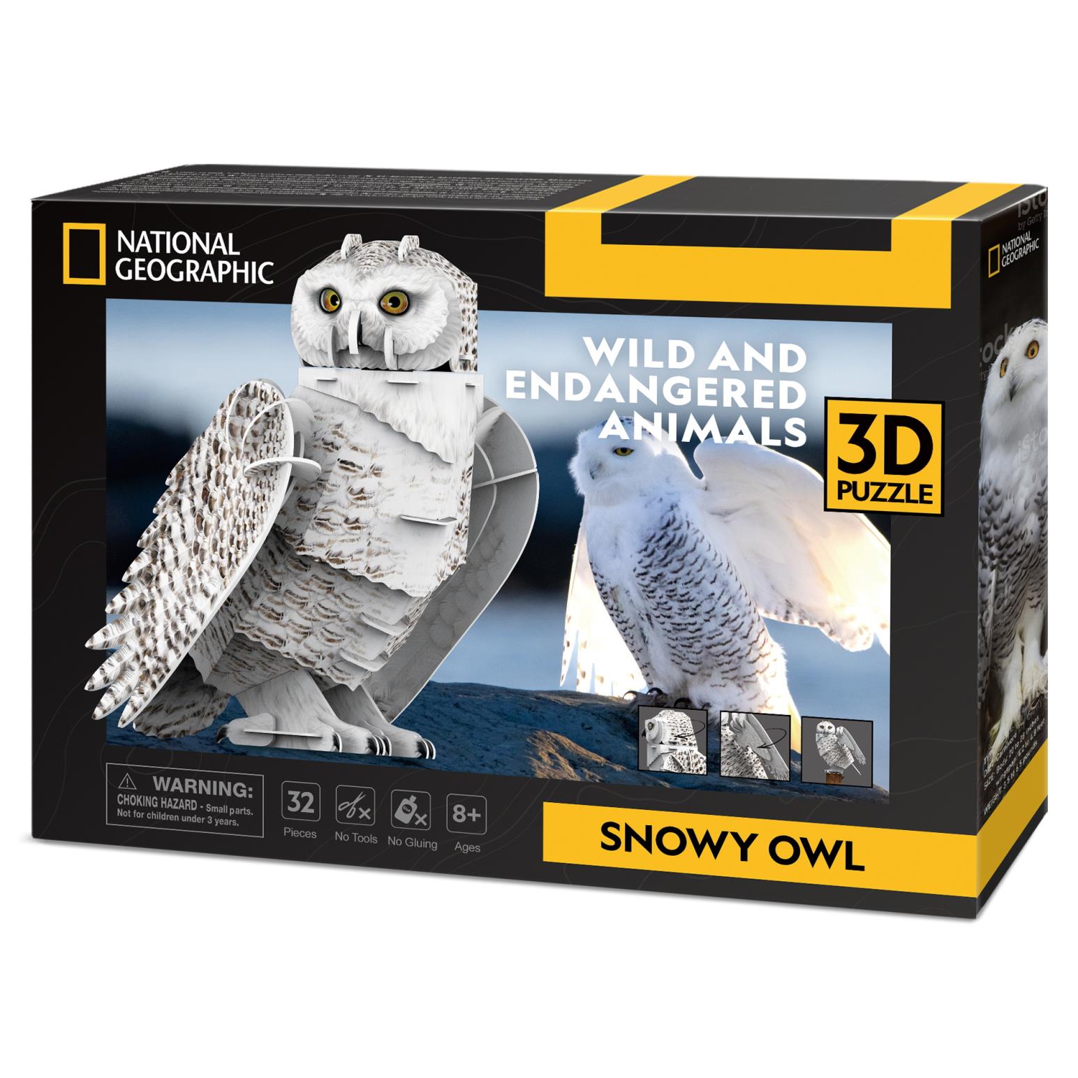 3D Puzzles Snowy Owl