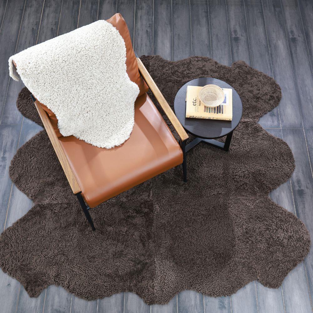 MM Linen New Zealand Short Wool Sheepskin Rug