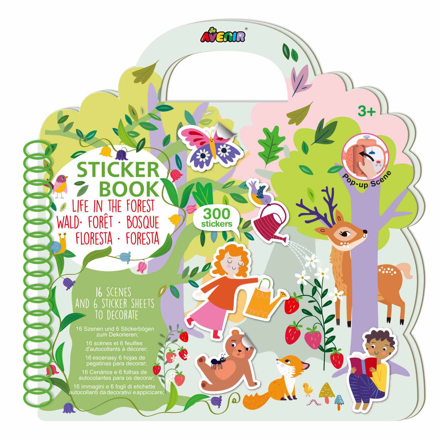 Avenir Sticker Book: Life in the Forest