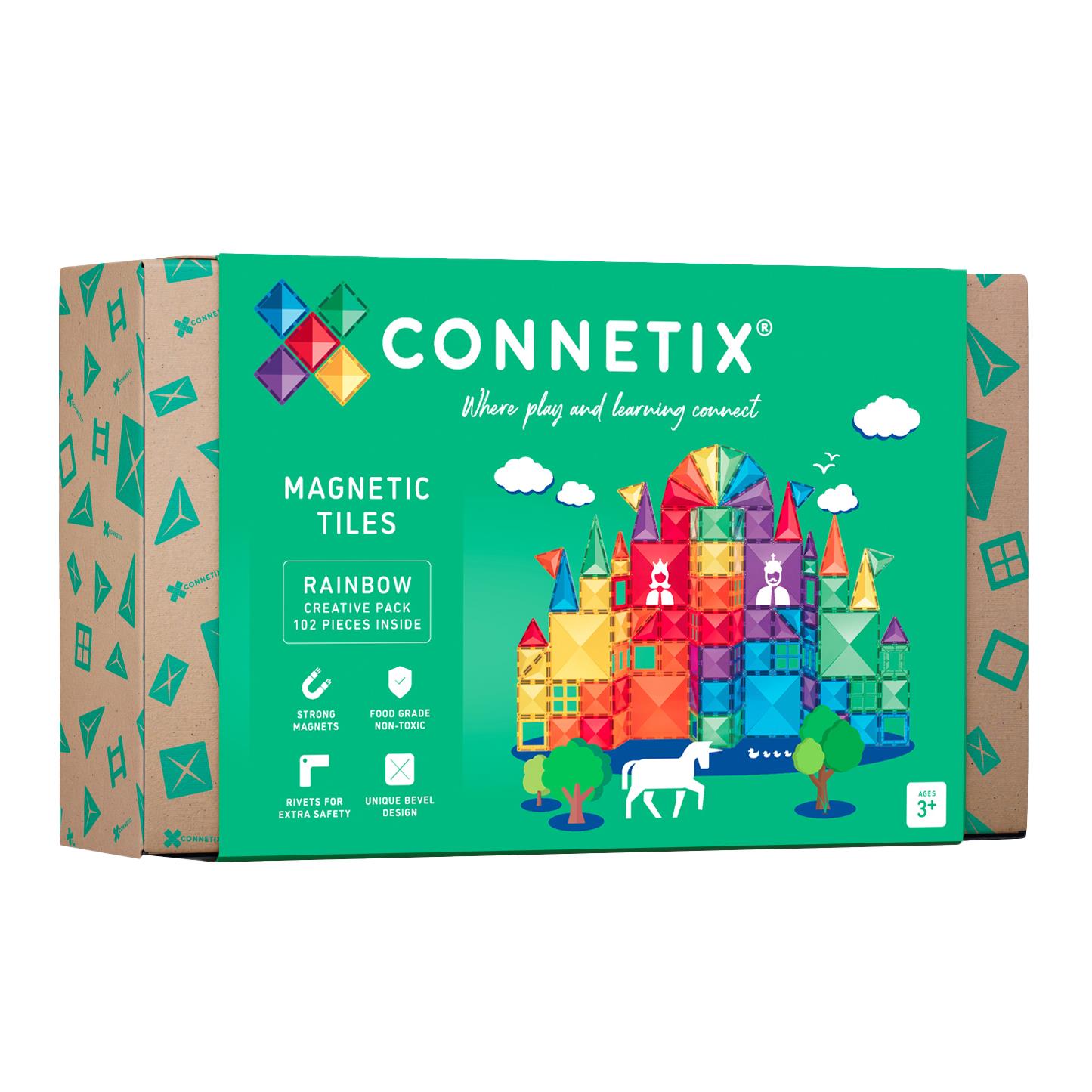 Connetix Tiles Rainbow Creative Pack 102 Pc