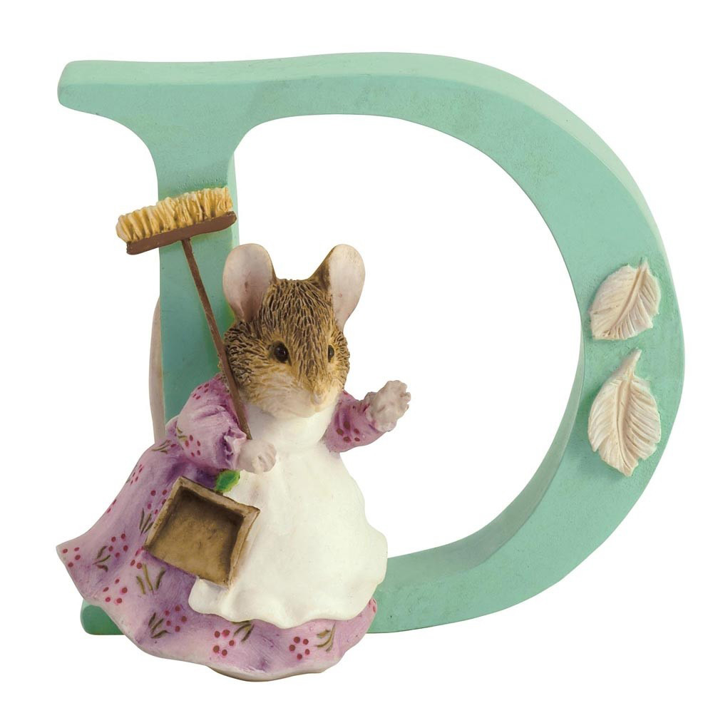 Beatrix Potter Alphabet D - Hunca Munca Sweeping