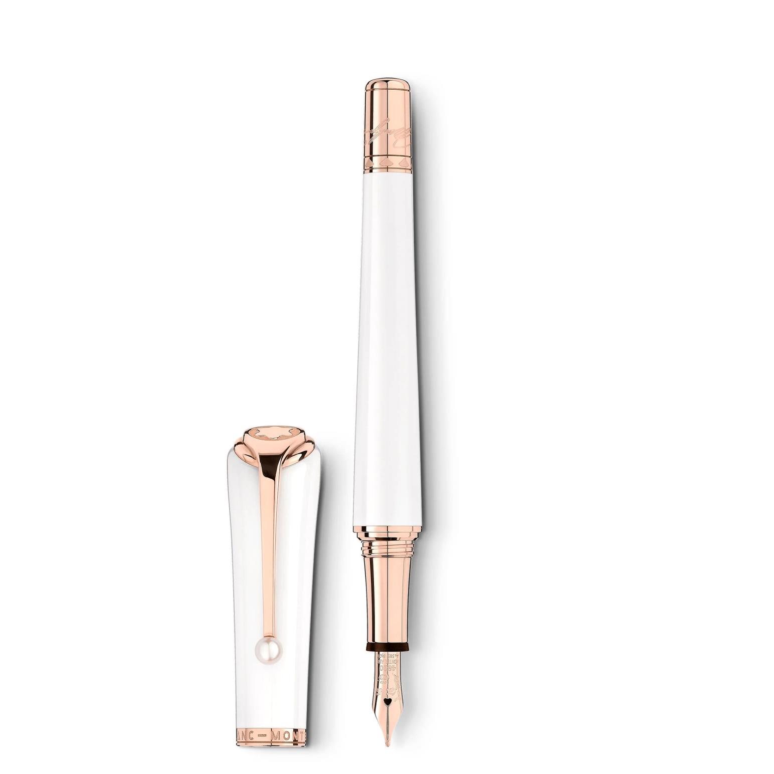 Montblanc Muses Marilyn Monroe Special Edition White Pearl Fountain Pen