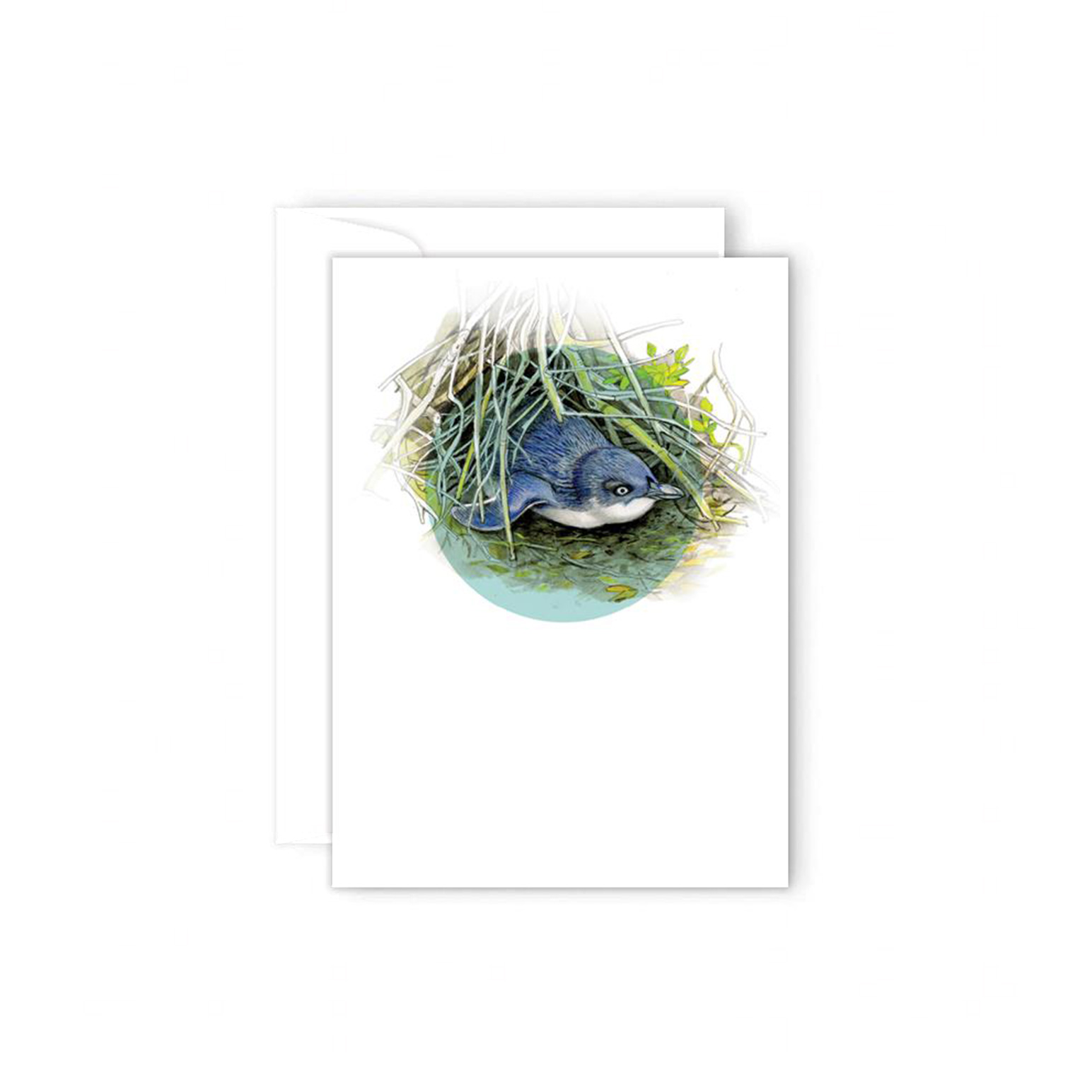 Poppy Card - Little Blue Penguin