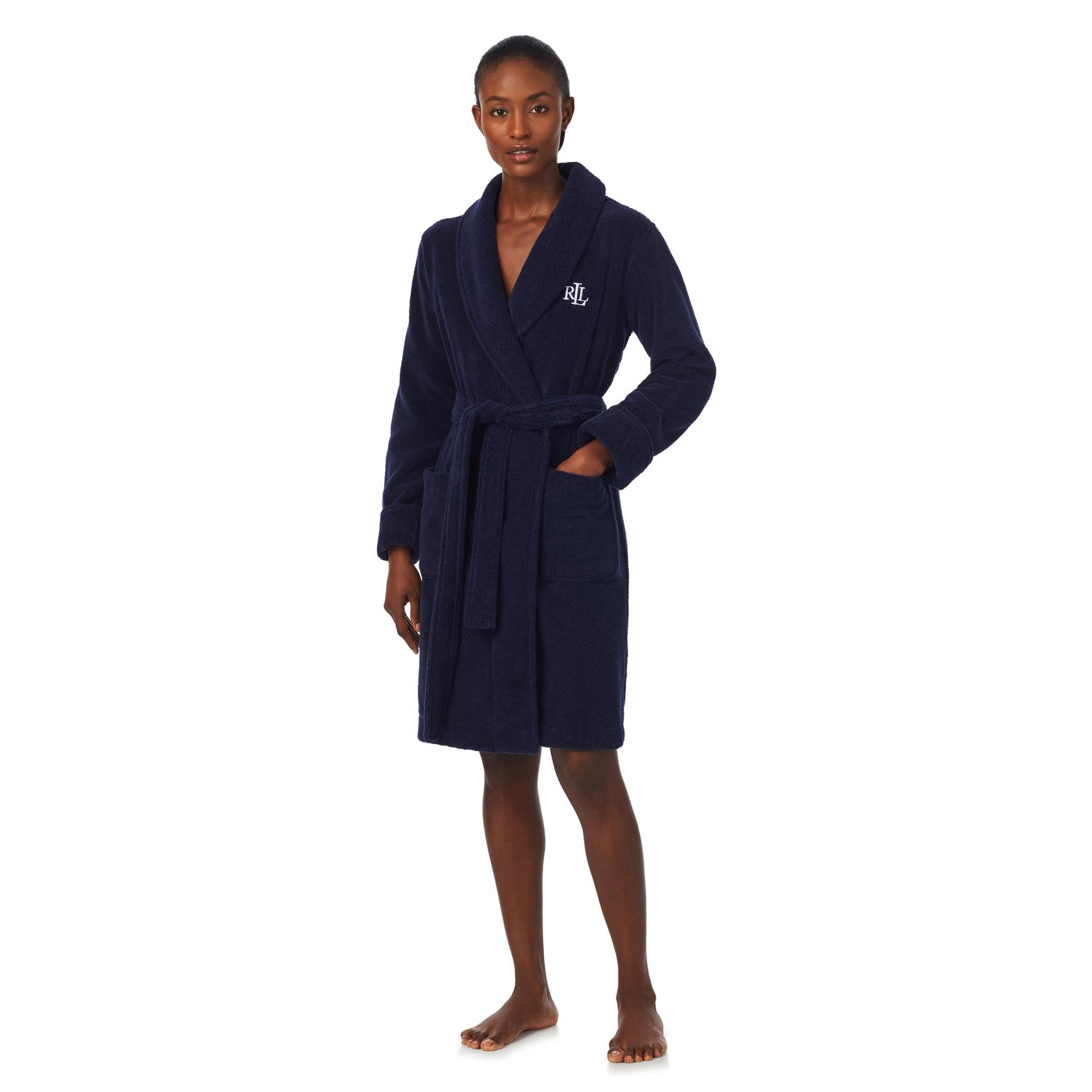 Lauren Ralph Lauren Organic Cotton Terry Shawl Collar Robe