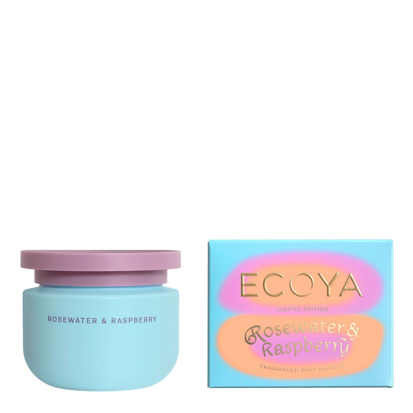 ECOYA Sorbet Summer: Rosewater & Raspberry Body Soufflé 150ml