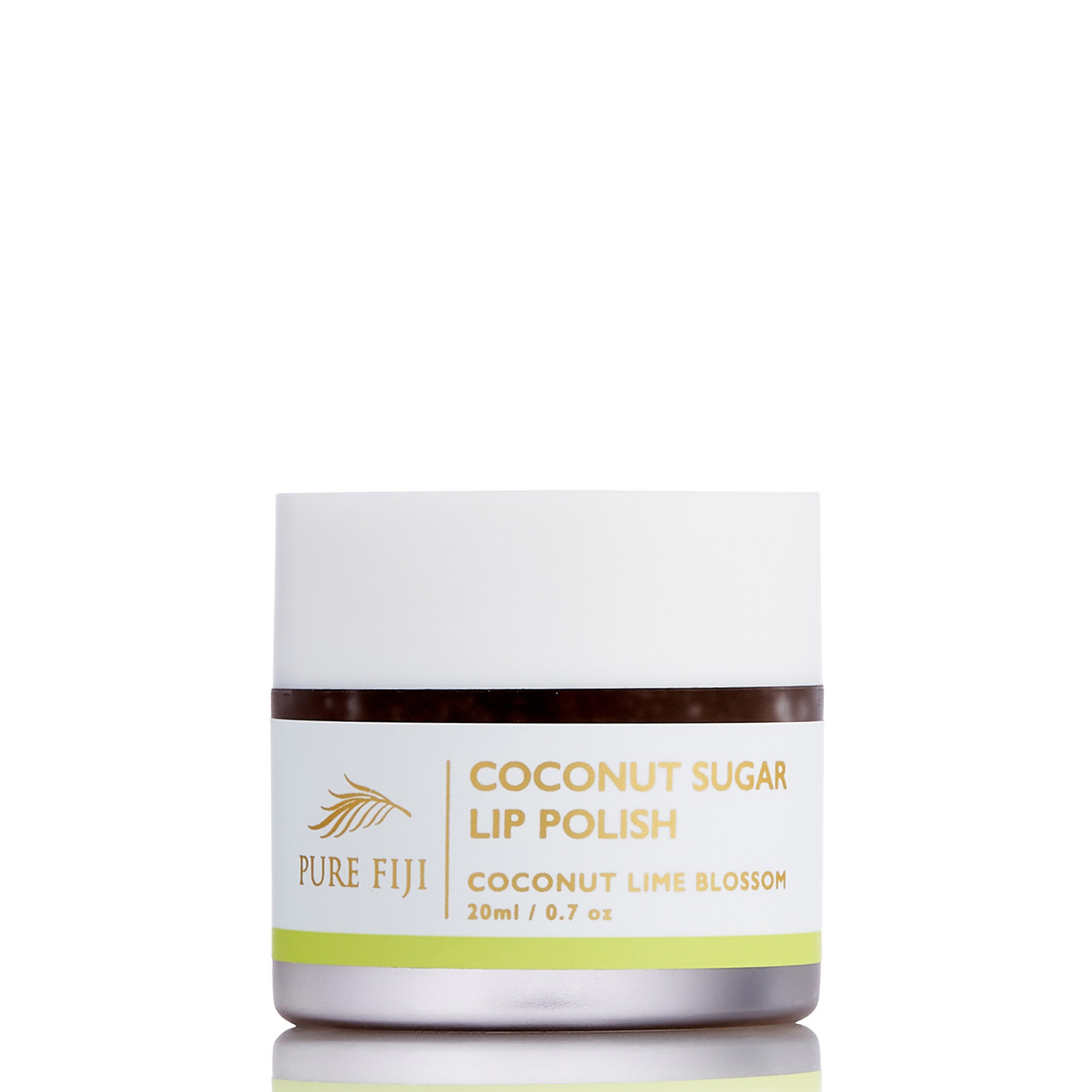 Pure Fiji Coconut Sugar Lip Polish - Lime Blossom