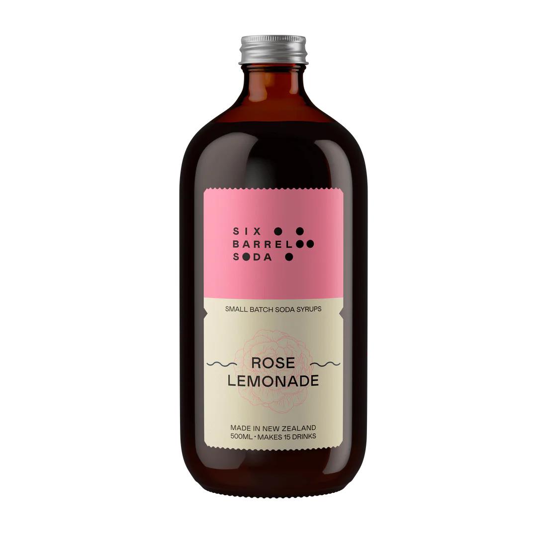 Six Barrel Soda Rose Lemonade 500ml