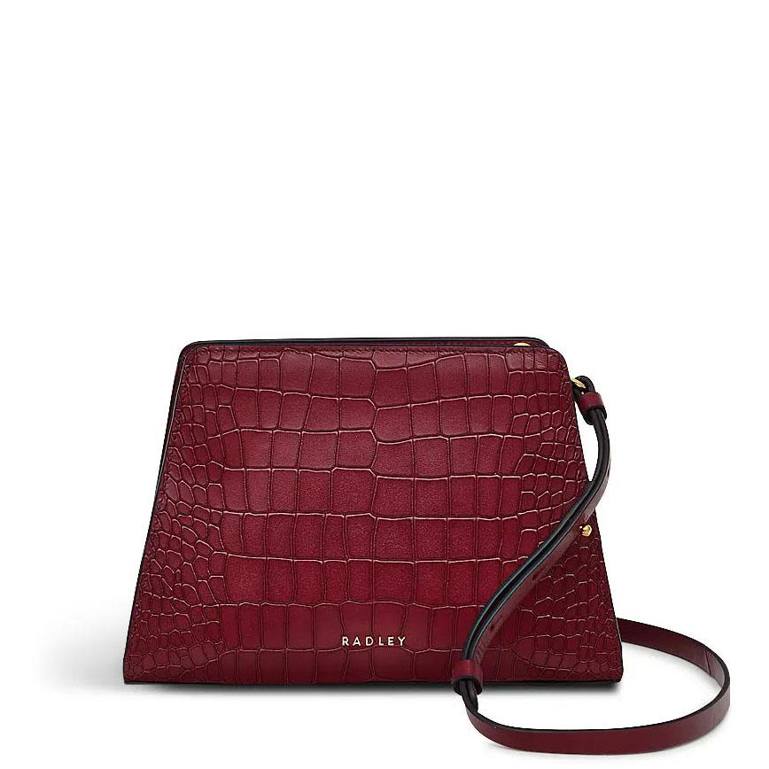 Radley Glasshouse - Faux Croc Small Open Top Crossbody Bag