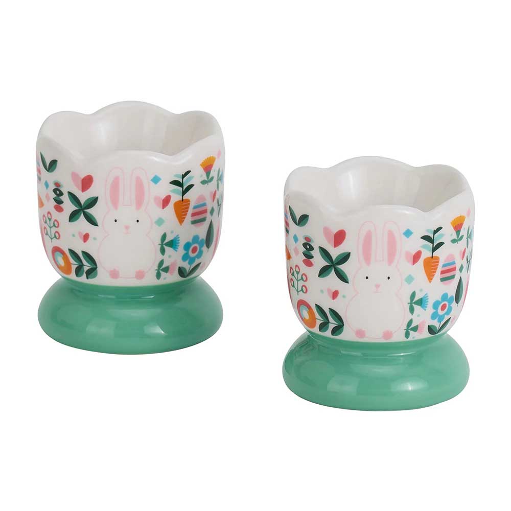 Annabel Trends Easter Ceramic Egg Cup S/2