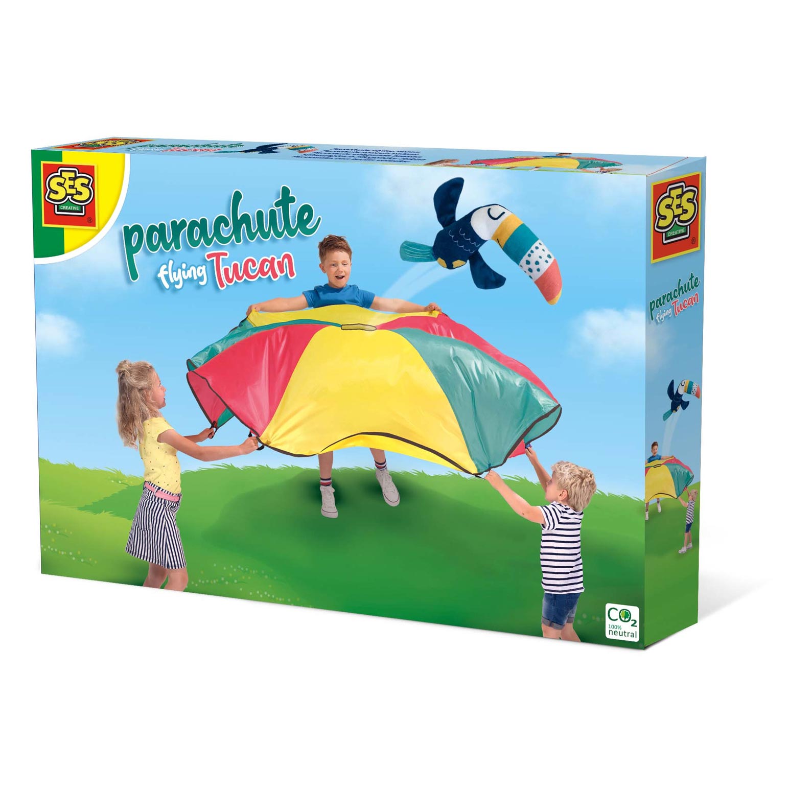 SES Parachute Flying Tucan