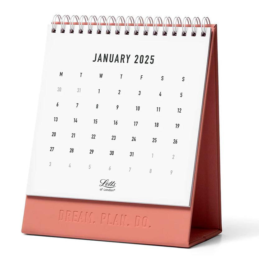 Letts of London Conscious Desk Calendar 150X180mm Clay