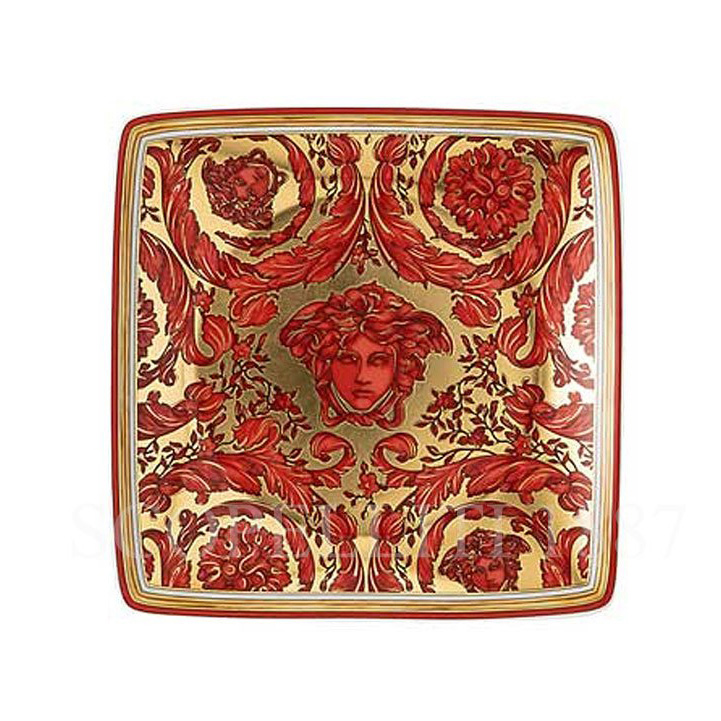 Versace Medusa Garland Square Dish 12cm