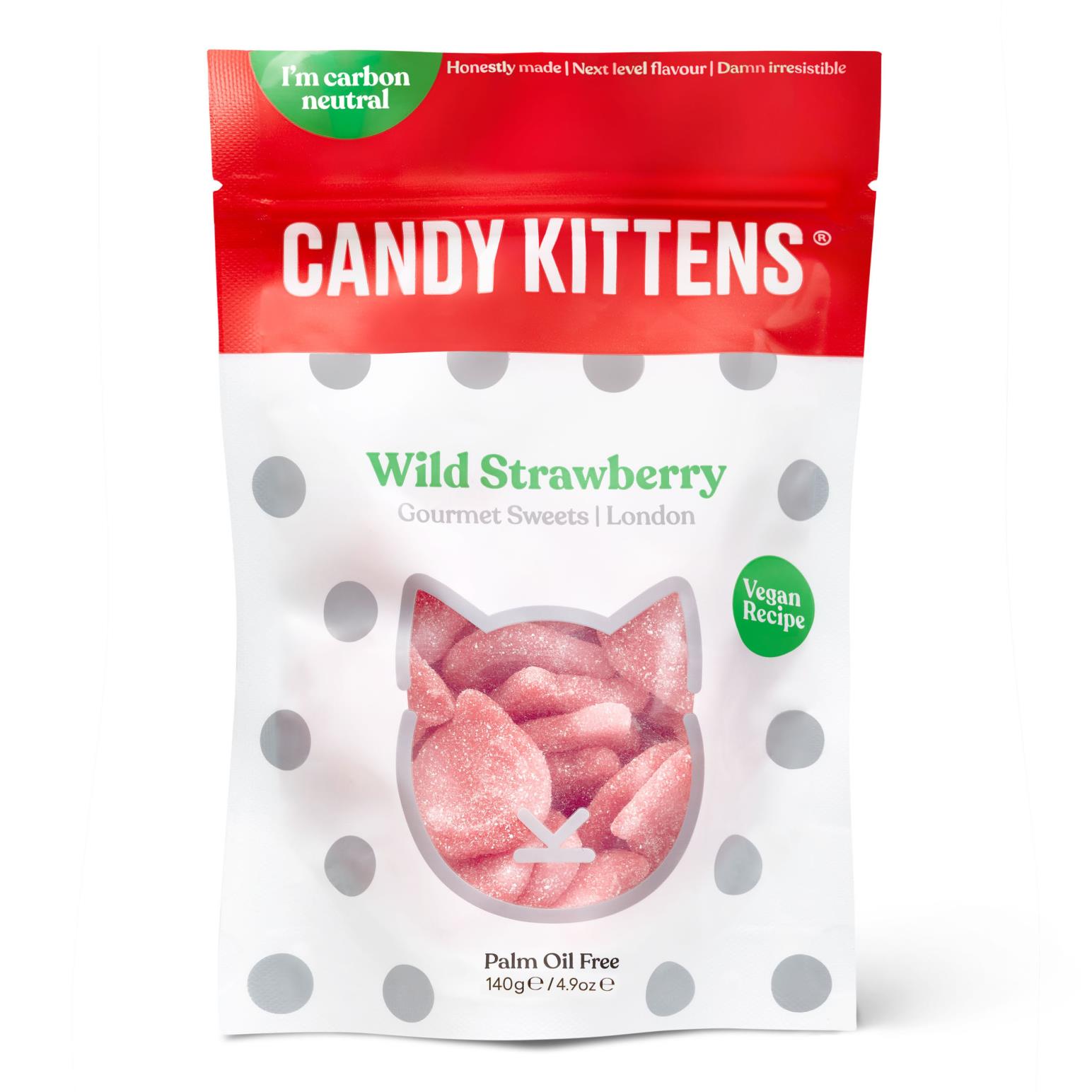 Candy Kittens Wild Strawberry Gummies 140g