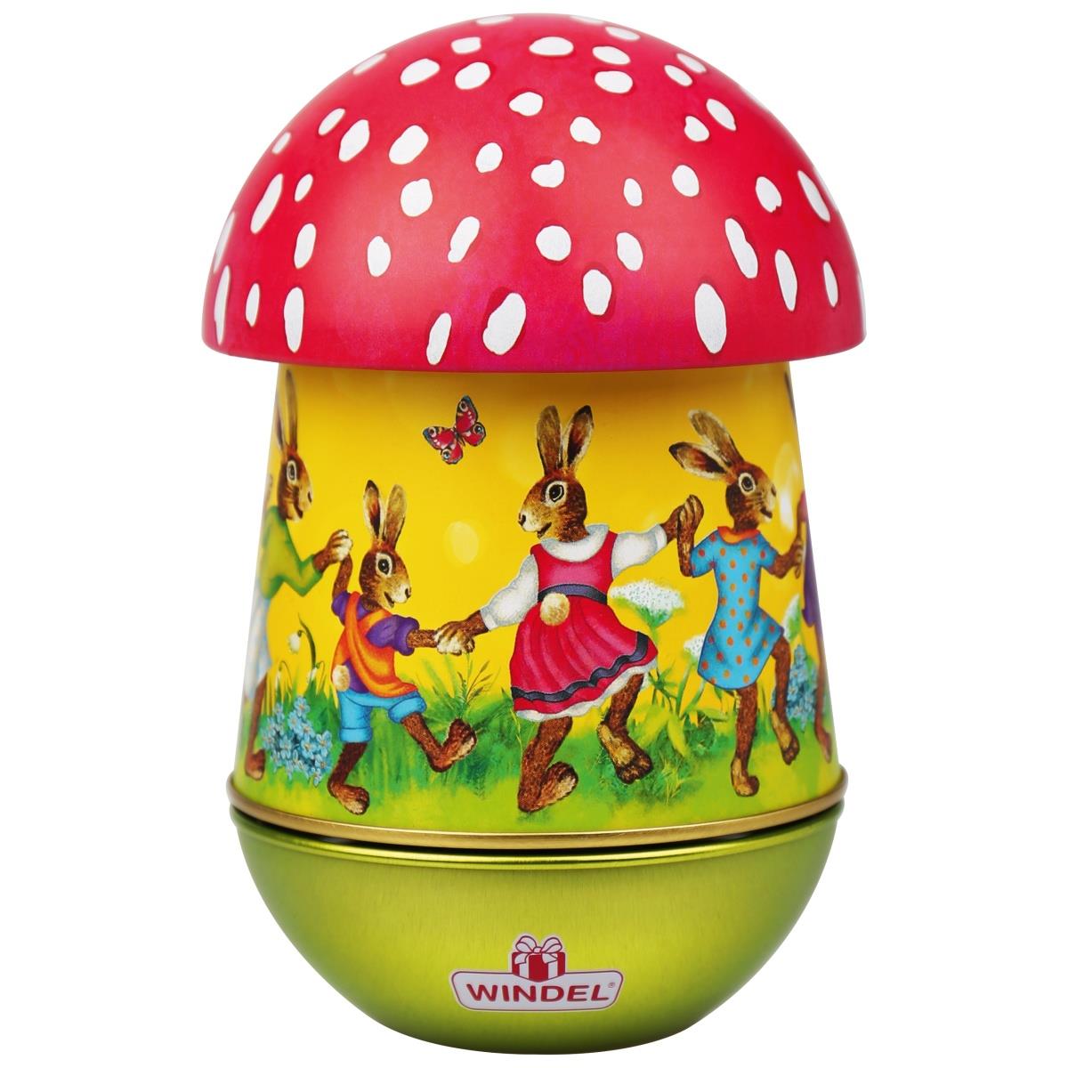 Windel Easter Mushroom Music Box with Gummies & Assorted Chocolates 105g