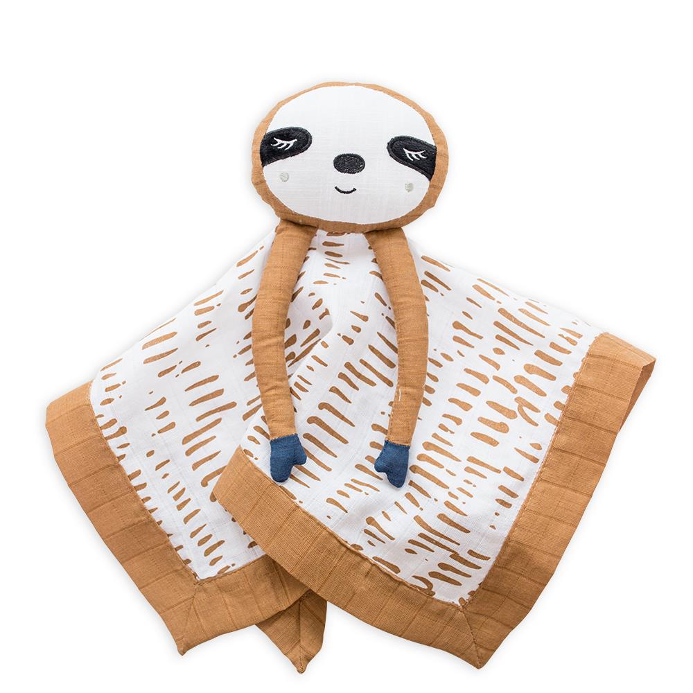 Lulujo Cotton Baby Lovies Sloth