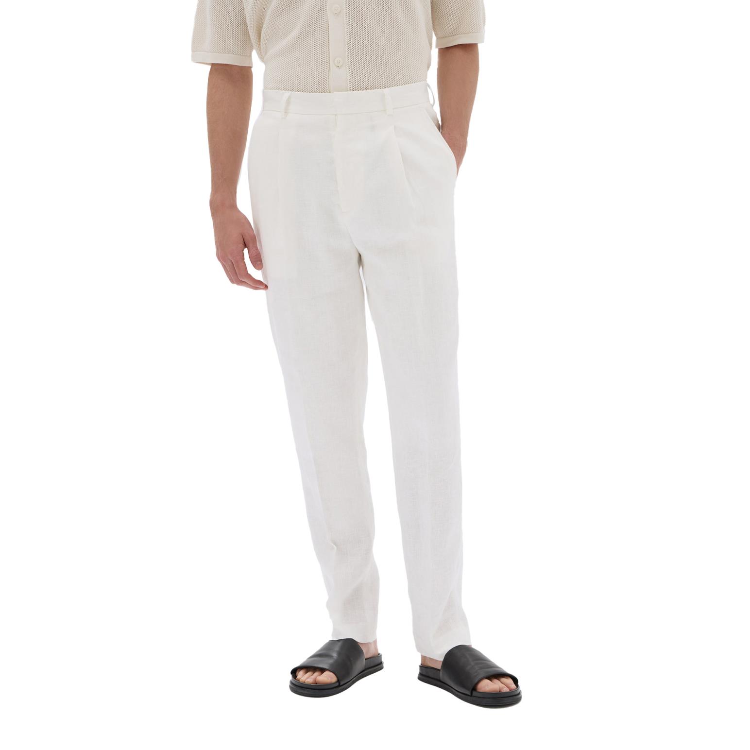 Assembly Label Ellis Linen Pant Cream