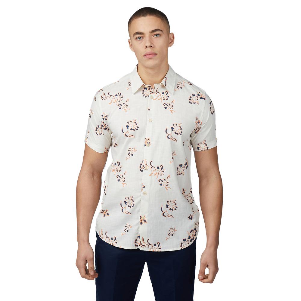 Ben Sherman Linear Floral Print Ss