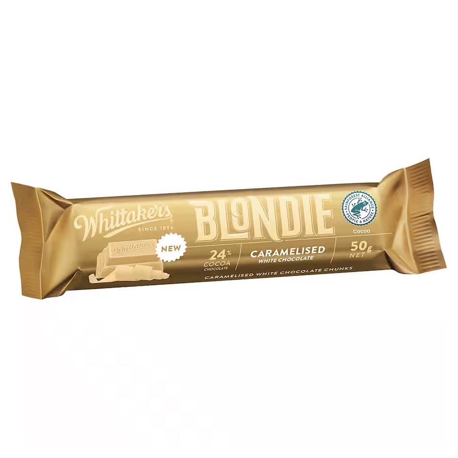 Whittakers Chunks Blondie Chocolate Bar 50g