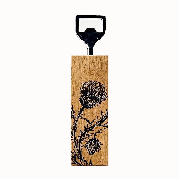 Just Slate Oak Bottle Opener  - Thistle Trio