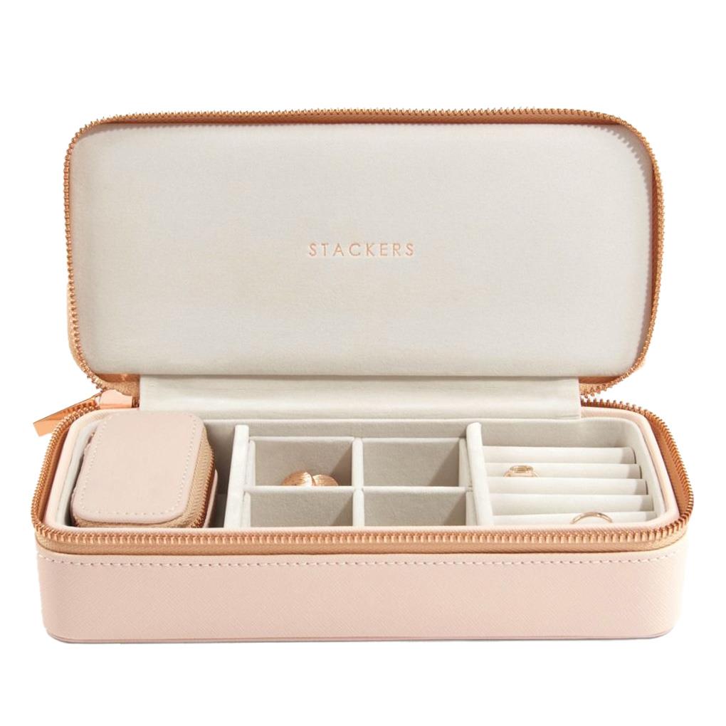 Stackers Large Travel Jewellery Box Blush