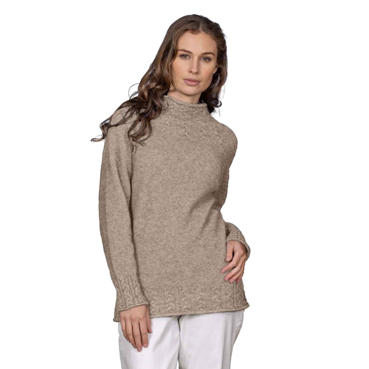 Noble Wilde Cable Funnel Neck