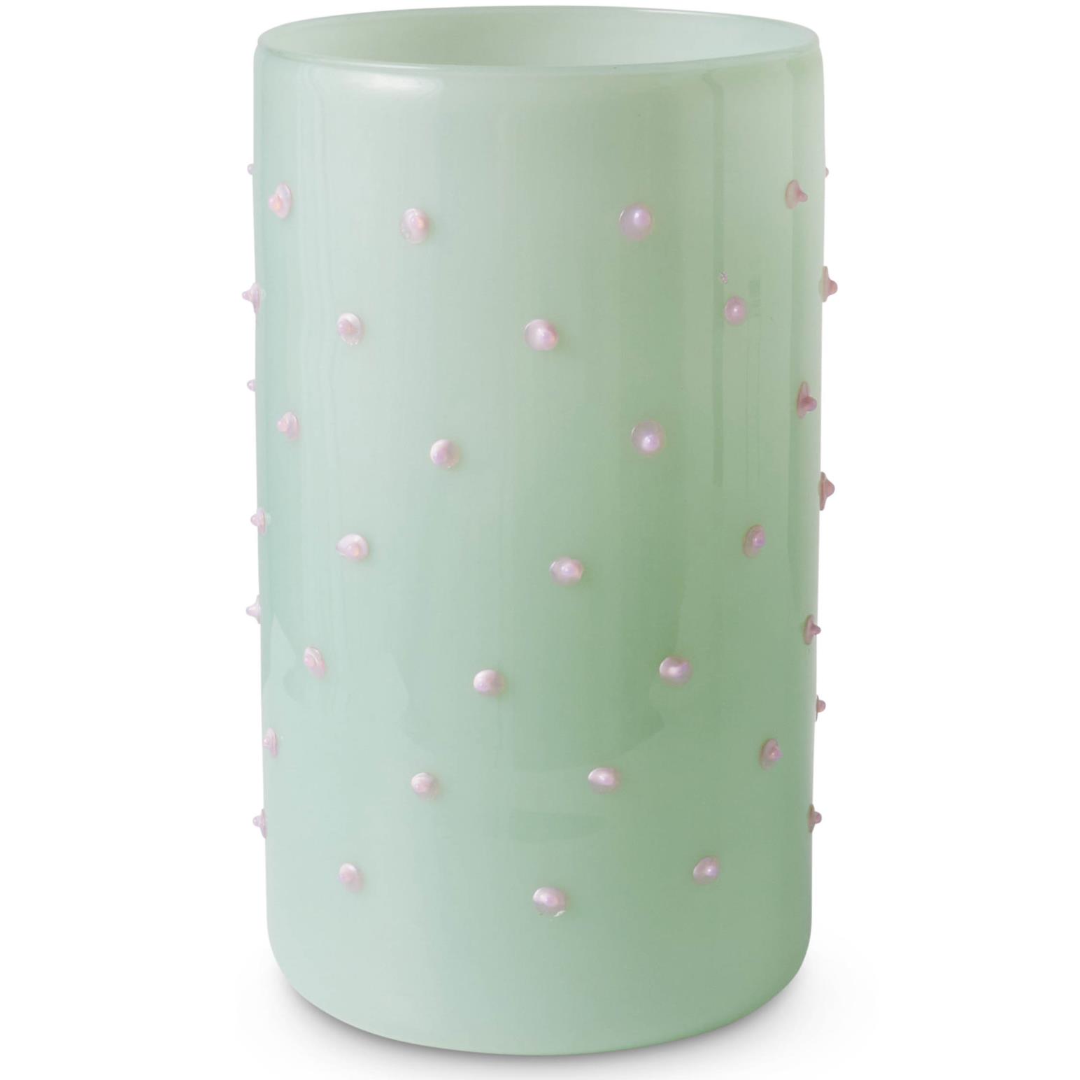 Kip&Co Pistachio Polkadot Vase