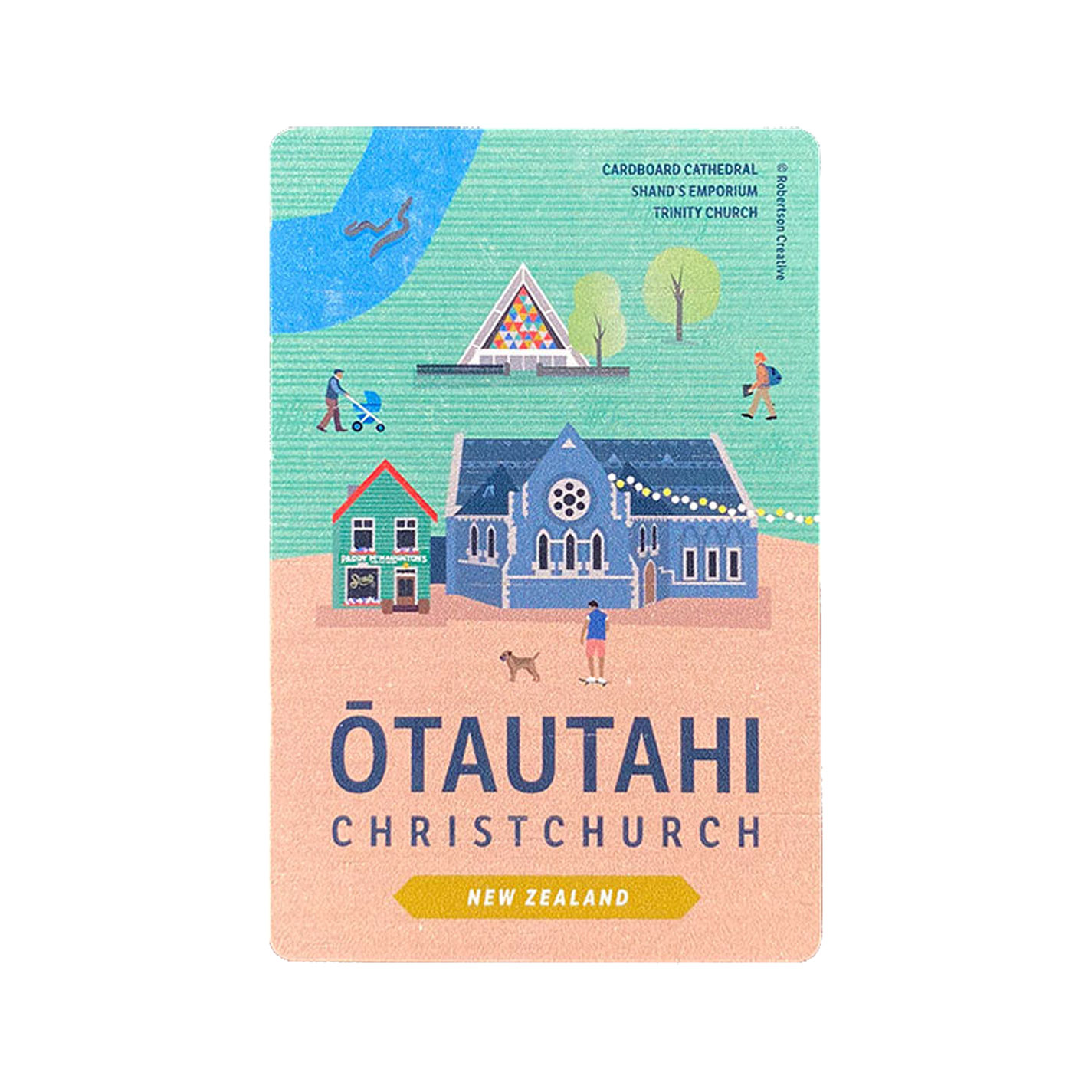 Robertson Creative Otautahi Wooden Fridge Magnets