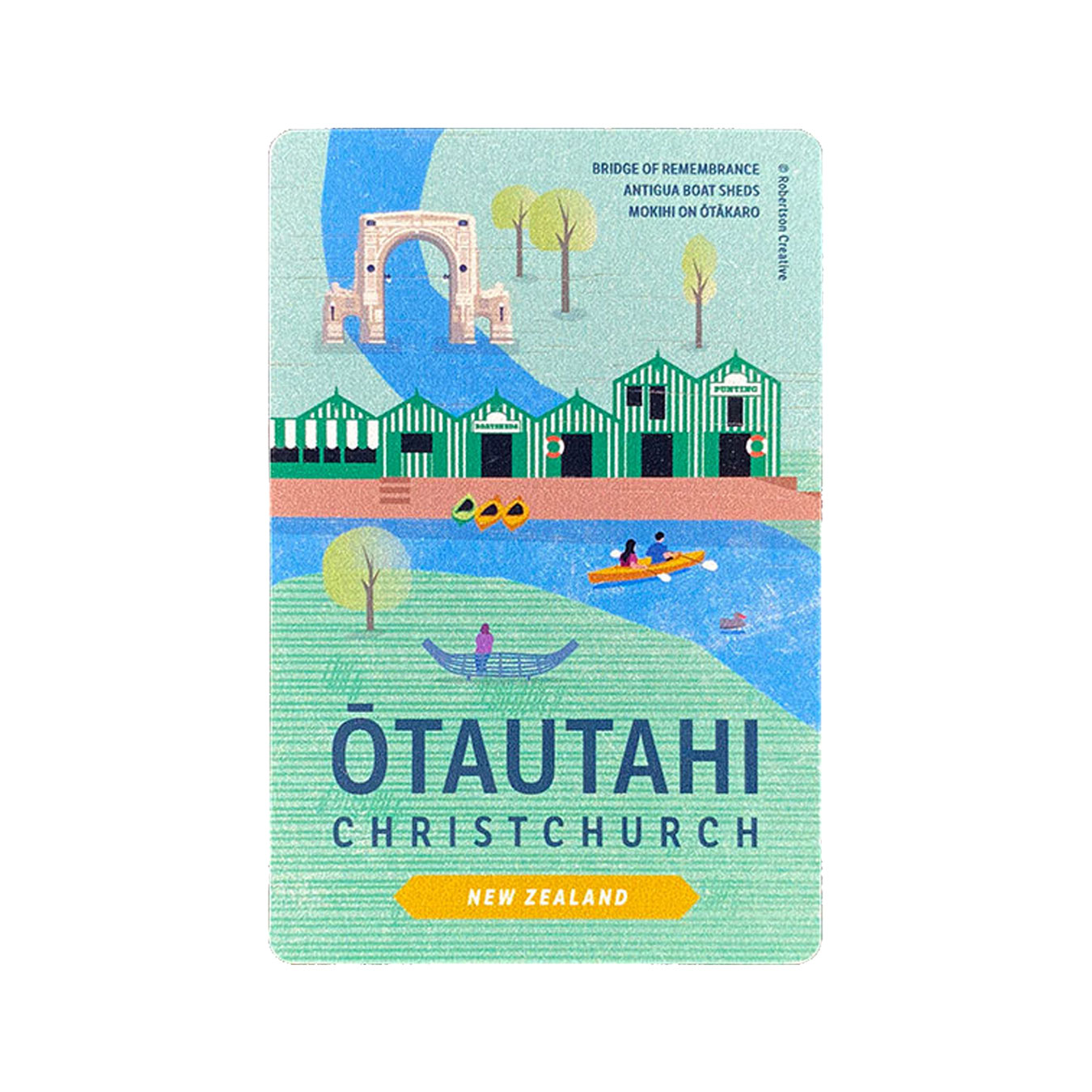 Robertson Creative Otautahi Wooden Fridge Magnets