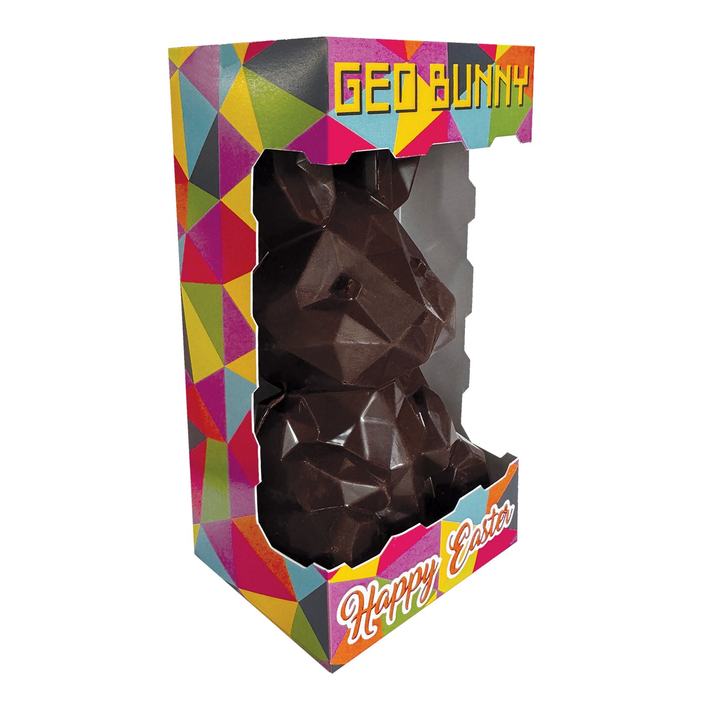 Schoc Chocolate Easter Geo Dark Bunny 110g